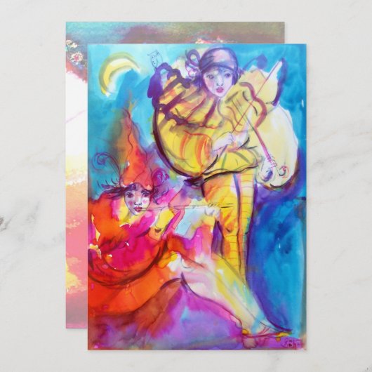 VENETIAN MASQUERADE / MUSICAL NOCTURNE AANKONDIGING (Voorkant / Achterkant)