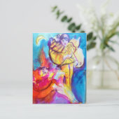 VENETIAN MASQUERADE / MUSICAL NOCTURNE BRIEFKAART (Staand voorkant)