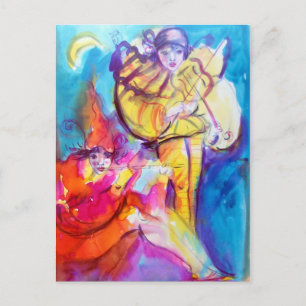 VENETIAN MASQUERADE / MUSICAL NOCTURNE BRIEFKAART