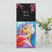 VENETIAN MASQUERADE / MUSICAL NOCTURNE KAART (Staand voorkant)