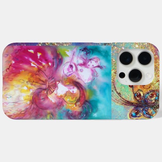 VENETIAN MASQUERADE / PIERROA EN ARLECCHINA Case-Mate iPhone CASE (Achterkant (horizontaal))