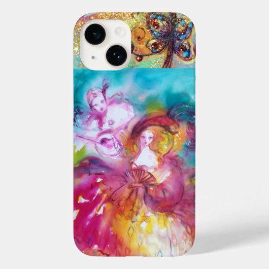 VENETIAN MASQUERADE / PIERROA EN ARLECCHINA Case-Mate iPhone CASE (Achterkant)