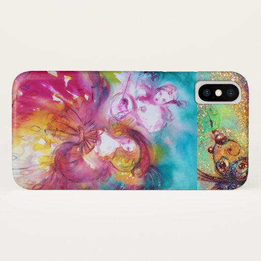 VENETIAN MASQUERADE / PIERROA EN ARLECCHINA Case-Mate iPhone CASE (Achterkant (horizontaal))