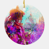 Venetian Mirage Ceramic Ornament (Achterkant)