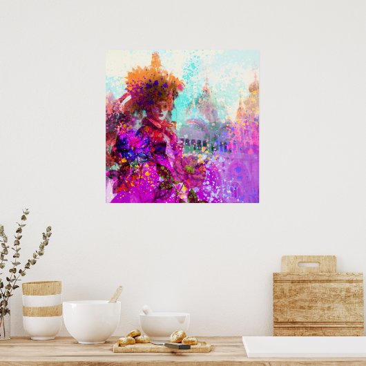 Venetian Mirage Poster (Keuken)