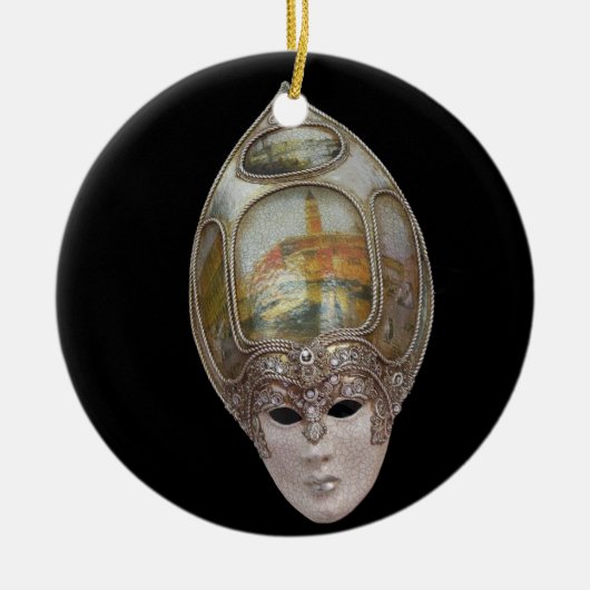 Venetian Mmaskers Ornament (Voorkant)