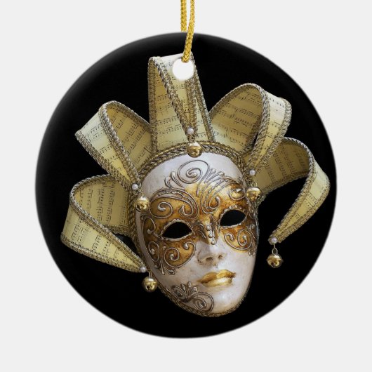 Venetian Mmaskers Ornament (Voorkant)