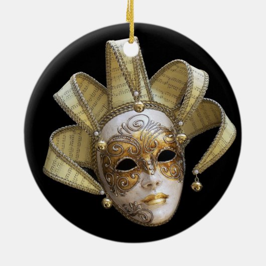 Venetian Mmaskers Ornament (Achterkant)