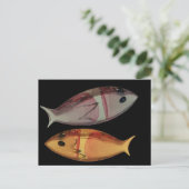 Venetian Murano Glass Fish Briefkaart (Staand voorkant)