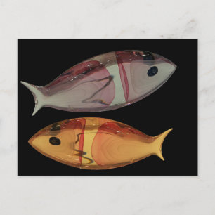 Venetian Murano Glass Fish Briefkaart