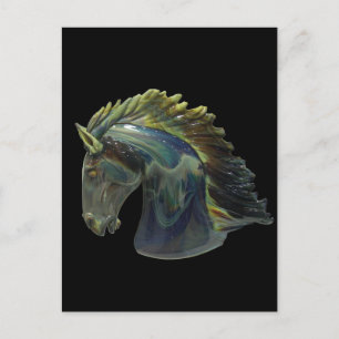 Venetian Murano Glass Horse Briefkaart