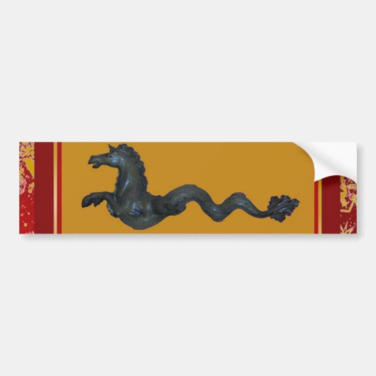 Venetian Murano Glass Horse Bumpersticker (Voorkant)