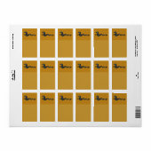 Venetian Murano Glass Horse Etiket (Full Sheet)