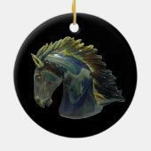 Venetian Murano Glass Horse Ornament (Achterkant)