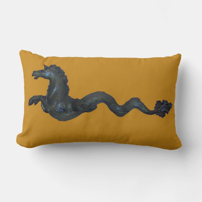 Venetian Murano Glass Horse Pillow Kussen (Voorkant)