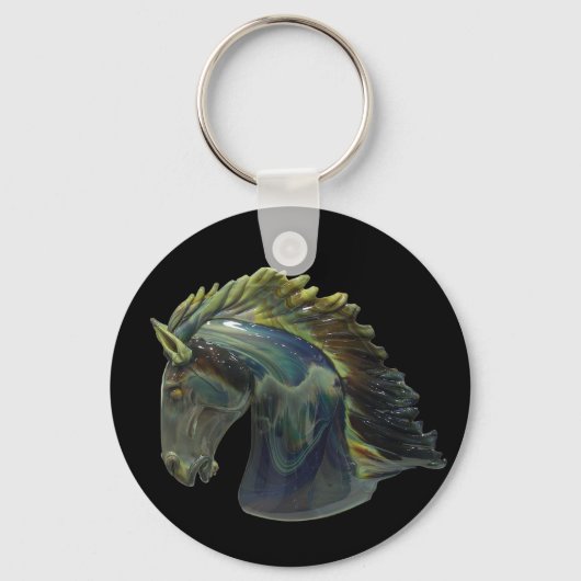 Venetian Murano Glass Horse Sleutelhanger (Voorkant)
