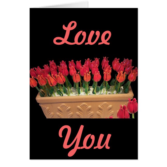 Venetian Murano Glass Rozen (Voorkant)