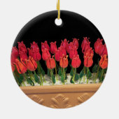 Venetian Murano Glass Rozen Ornament (Achterkant)