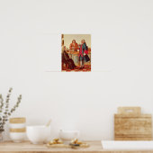 Venetian Noblemen in een Cafe Poster (Keuken)