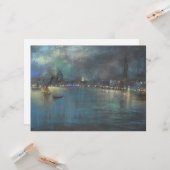 Venetian Nocturne (door Glenn Cooper Henshaw) Kaart (Voorkant / Achterkant in situ)