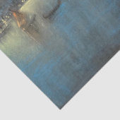 Venetian Nocturne (door Glenn Cooper Henshaw) Tissuepapier (Detail)