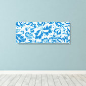 Venetian Pattern (door William Morris) Canvas Afdruk (Insitu (Houten vloer))