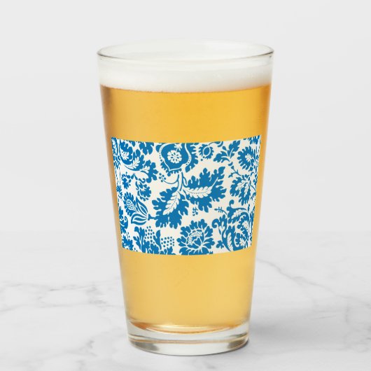 Venetian Pattern (door William Morris) Glas (Voorkant gevuld)