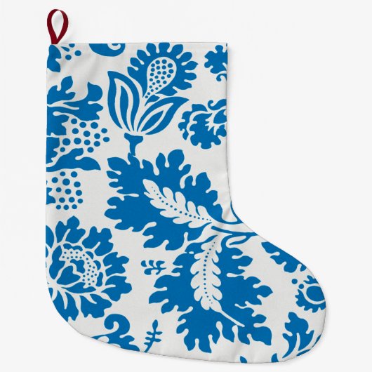 Venetian Pattern (door William Morris) Grote Kerstsok (Voorkant)