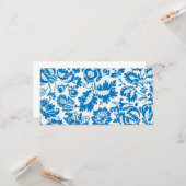 Venetian Pattern (door William Morris) Kaart (Voorkant / Achterkant in situ)