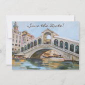 Venetian Save the Date Kaart (Voorkant)