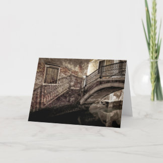 VENETIAN SHADOWS Folded Card Bedankkaart