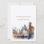 Venetian Splendor Wedding Basilica della Salute Kaart (Achterkant)