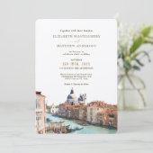 Venetian Splendor Wedding Basilica della Salute Kaart (Staand voorkant)