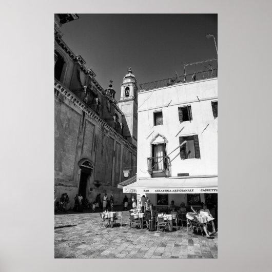 Venetian Street Cafe - Poster (Voorkant)