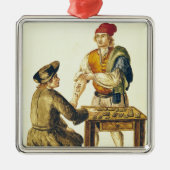 Venetian Tattooer Metalen Ornament (Voorkant)