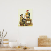 Venetian Tattooer Poster (Keuken)
