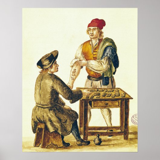 Venetian Tattooer Poster (Voorkant)