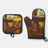 Venetian Venditore Ovenwant & Pannenlap Set (Voorkant)