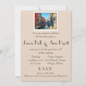 Venetië Alley met Love Quote Kaart (Achterkant)