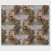 Venetië Antonio Leto Venetian Canal Cadeaupapier (Vlak)