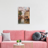 Venetië Antonio Leto Venetian Canal Canvas Afdruk (Insitu (Woonkamer))