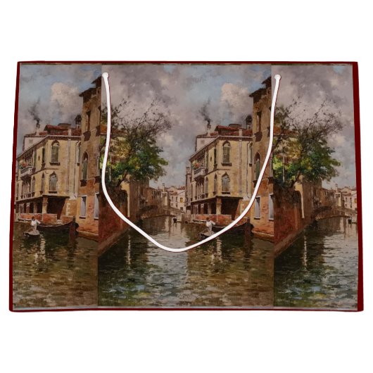 Venetië Antonio Leto Venetian Canal Groot Cadeauzakje (Voorkant)