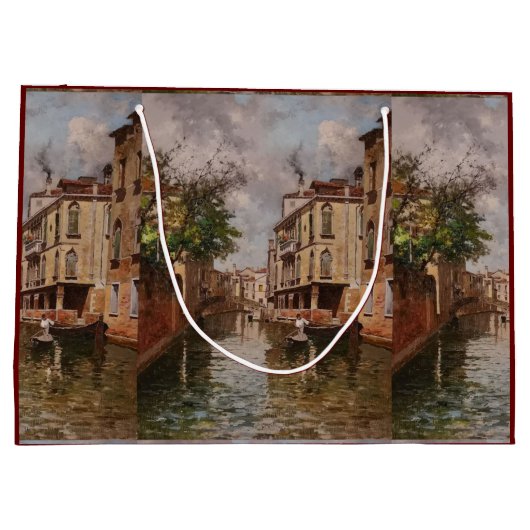 Venetië Antonio Leto Venetian Canal Groot Cadeauzakje (Achterkant)