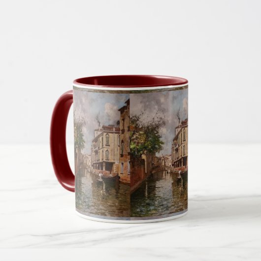  Venetië Antonio Leto Venetian Canal Mok (Voorkant links)