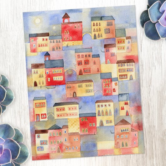 Venetië Aquarel Briefkaart
