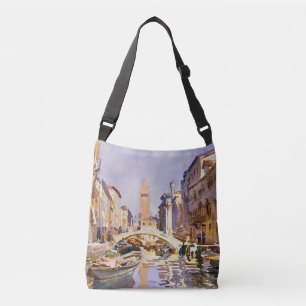 Venetië Aquarel Schoudertas – Sargent Art Crossbody Tas