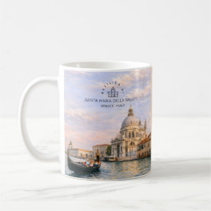 Venetië Basiliek Salute Aquarel Iconische Koepels Koffiemok