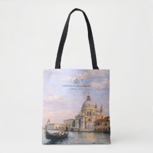 Venetië Basiliek Salute Aquarel Iconische Koepels Tote Bag