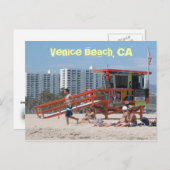Venetië Beach Briefkaart! Briefkaart (Voorkant / Achterkant)