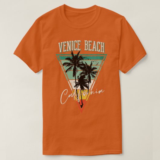  Venetië Beach California, verergerd T-shirt (Design voorkant)